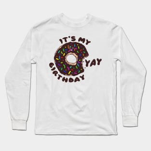 Birthday Donut Long Sleeve T-Shirt